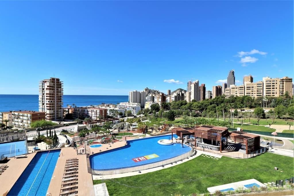 Luxury Apartment Residencial Sunset Drive - Benidorm, Espana Bagian luar foto
