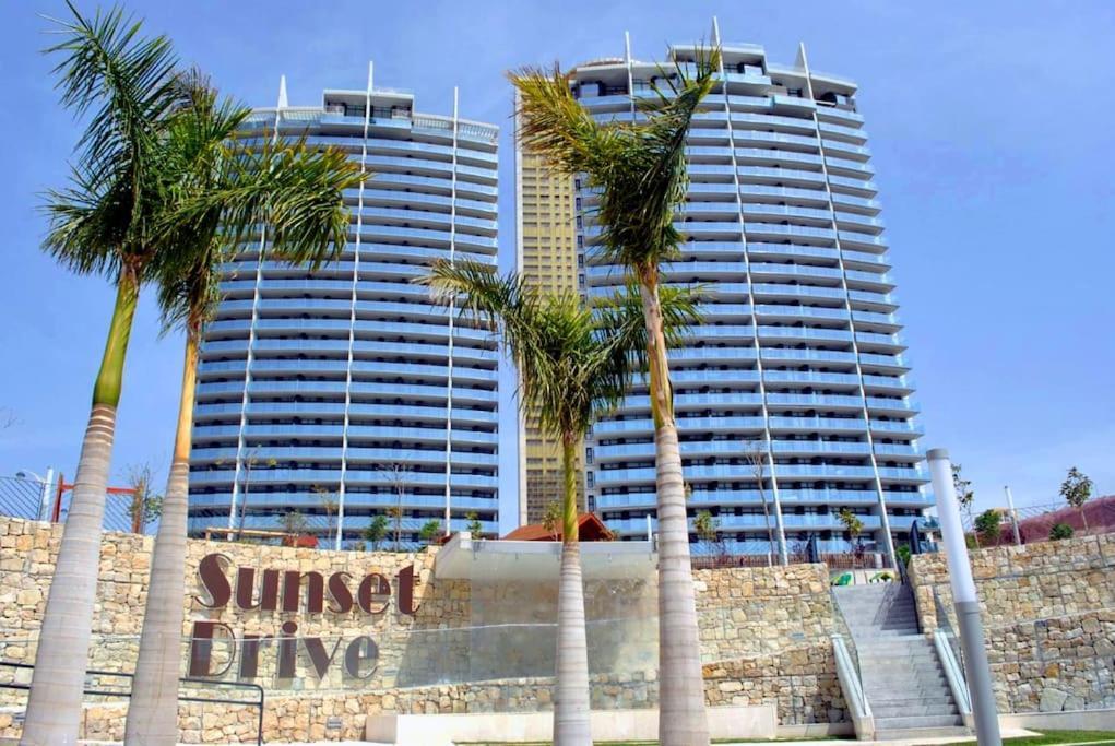 Luxury Apartment Residencial Sunset Drive - Benidorm, Espana Bagian luar foto