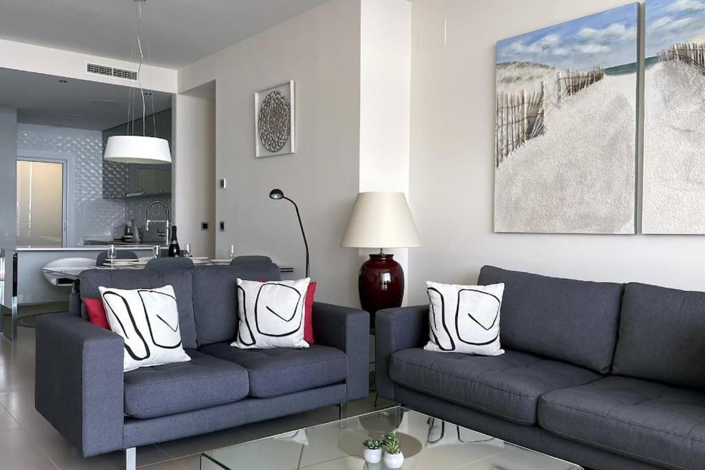 Luxury Apartment Residencial Sunset Drive - Benidorm, Espana Bagian luar foto