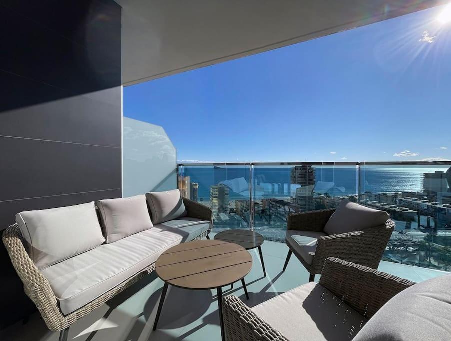 Luxury Apartment Residencial Sunset Drive - Benidorm, Espana Bagian luar foto
