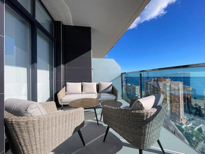 Luxury Apartment Residencial Sunset Drive - Benidorm, Espana Bagian luar foto